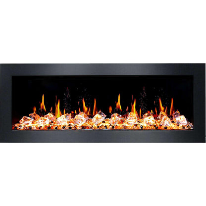 ZopaFlame™ 58" Linear Wall-mount Electric Fireplace - BC19588V - ZopaFlame Fireplaces