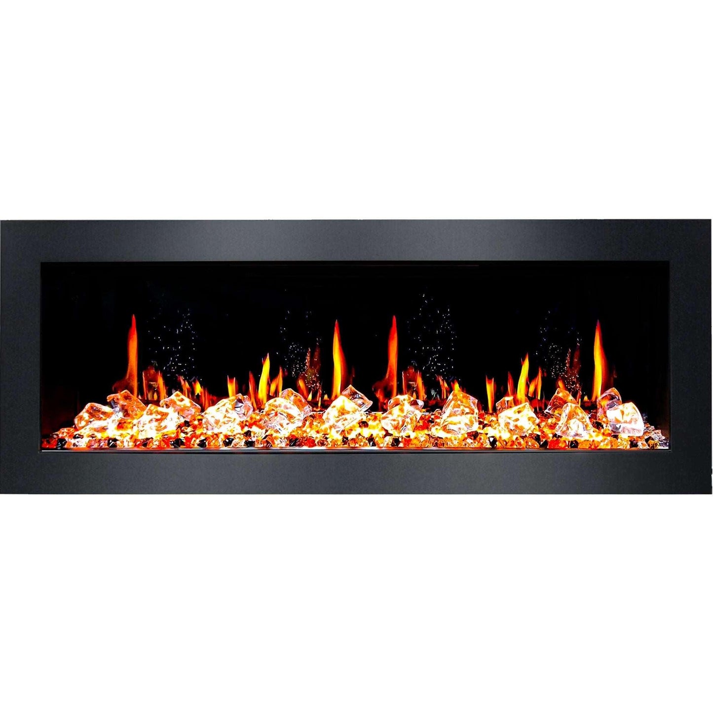 ZopaFlame™ 58" Linear Wall-mount Electric Fireplace - BC19588V - ZopaFlame Fireplaces