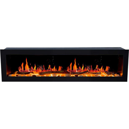 ZopaFlame™ 58" Linear Wall-mount Electric Fireplace - BP19588V - ZopaFlame Fireplaces