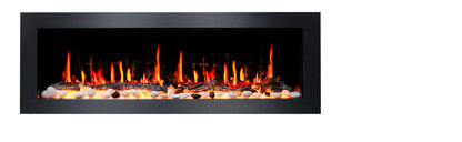 ZopaFlame™ 58" Linear Wall-mount Electric Fireplace - BP19588V - ZopaFlame Fireplaces