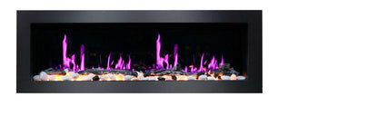 ZopaFlame™ 58" Linear Wall-mount Electric Fireplace - BP19588V - ZopaFlame Fireplaces