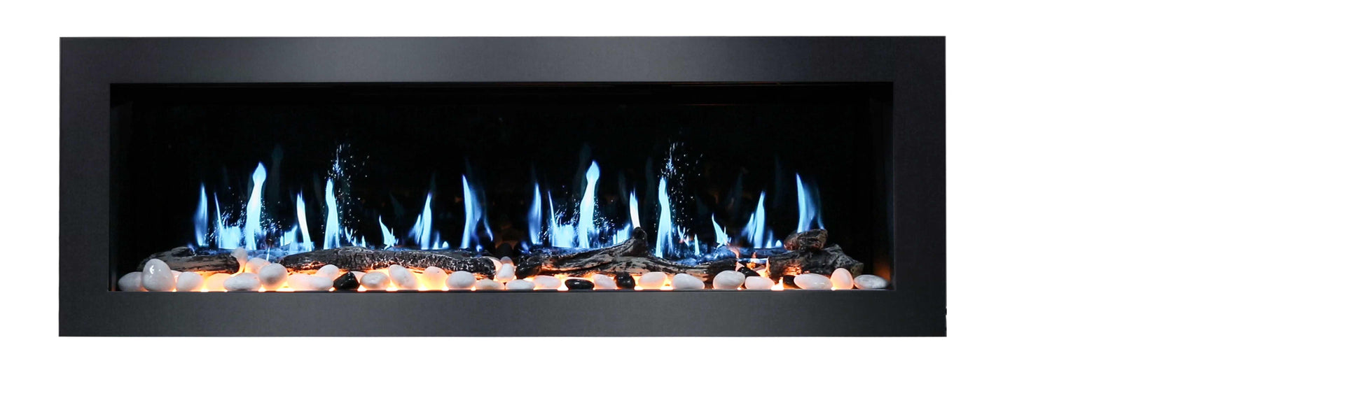 ZopaFlame™ 58" Linear Wall-mount Electric Fireplace - BP19588V - ZopaFlame Fireplaces