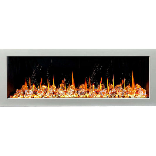 ZopaFlame™ 58" Linear Wall-mount Electric Fireplace - WC19588V - ZopaFlame Fireplaces