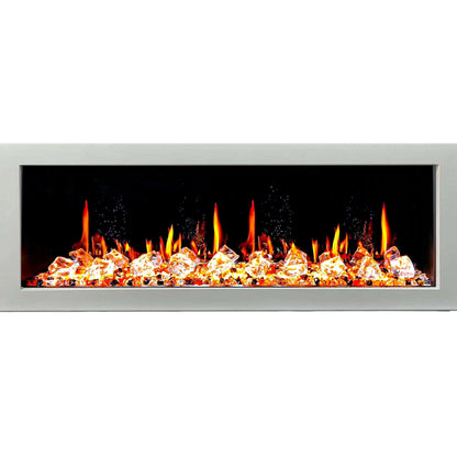 ZopaFlame™ 58" Linear Wall-mount Electric Fireplace - WC19588V - ZopaFlame Fireplaces