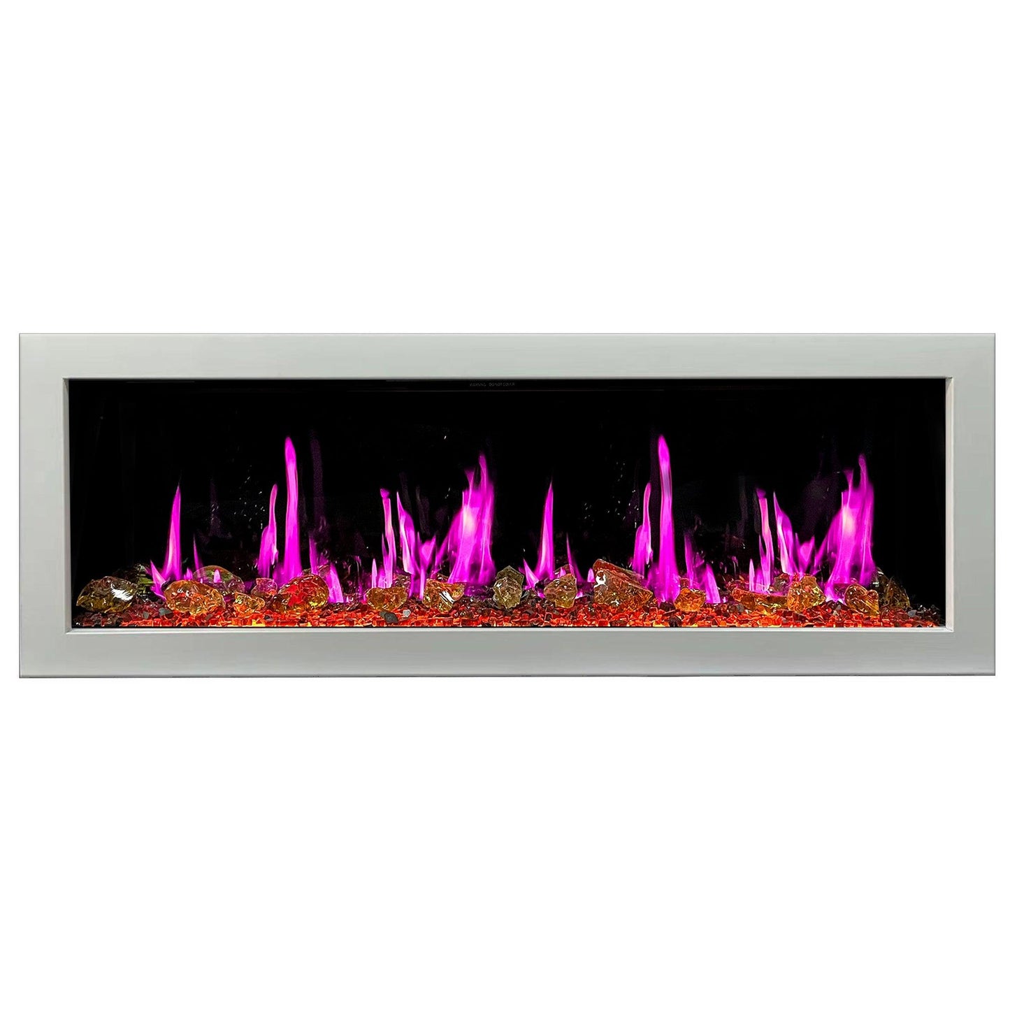 ZopaFlame™ 58" Linear Wall-mount Electric Fireplace - WG19588V - ZopaFlame Fireplaces