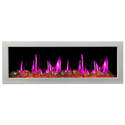 ZopaFlame™ 58" Linear Wall-mount Electric Fireplace - WG19588V - ZopaFlame Fireplaces