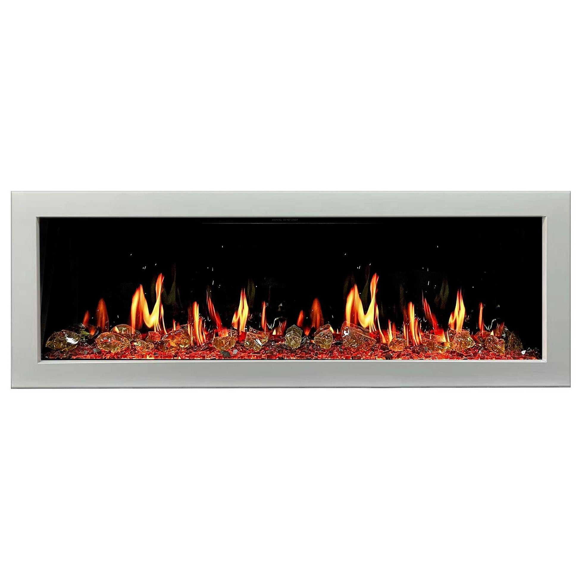 ZopaFlame™ 58" Linear Wall-mount Electric Fireplace - WG19588V - ZopaFlame Fireplaces