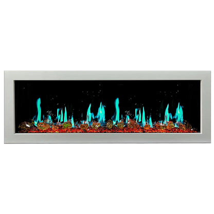 ZopaFlame™ 58" Linear Wall-mount Electric Fireplace - WG19588V - ZopaFlame Fireplaces