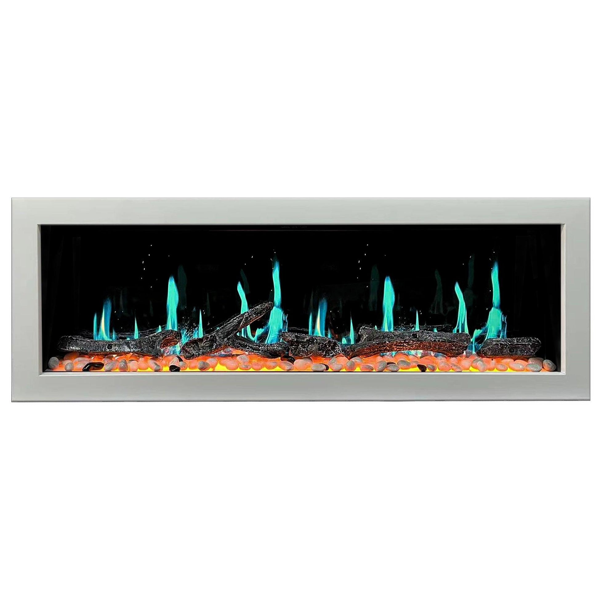 ZopaFlame™ 58" Linear Wall-mount Electric Fireplace - WP19588V - ZopaFlame Fireplaces