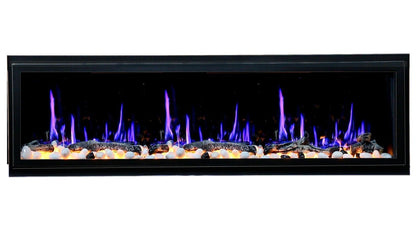 ZopaFlame™ 65" Linear Built-in Electric Fireplace - BP17655X - ZopaFlame Fireplaces