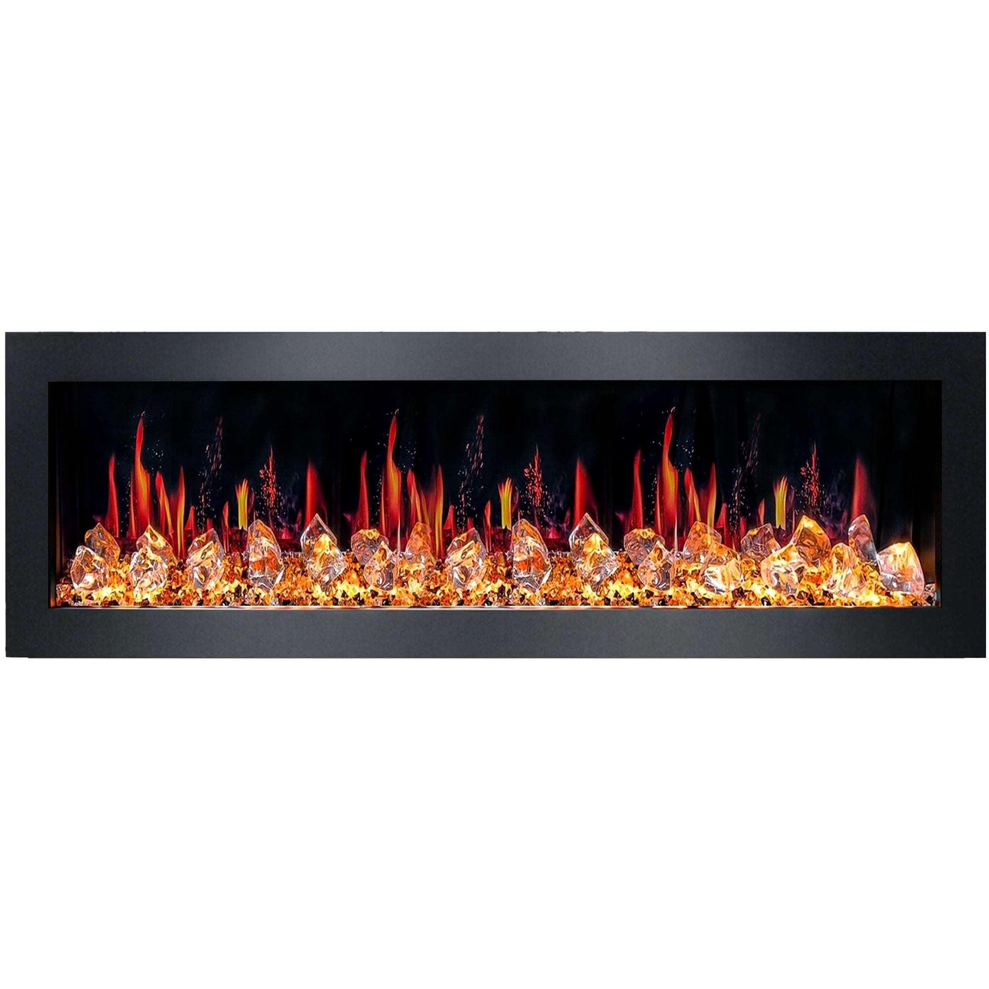 ZopaFlame™ 67" Linear Wall-mount Electric Fireplace - BC17688X - ZopaFlame Fireplaces