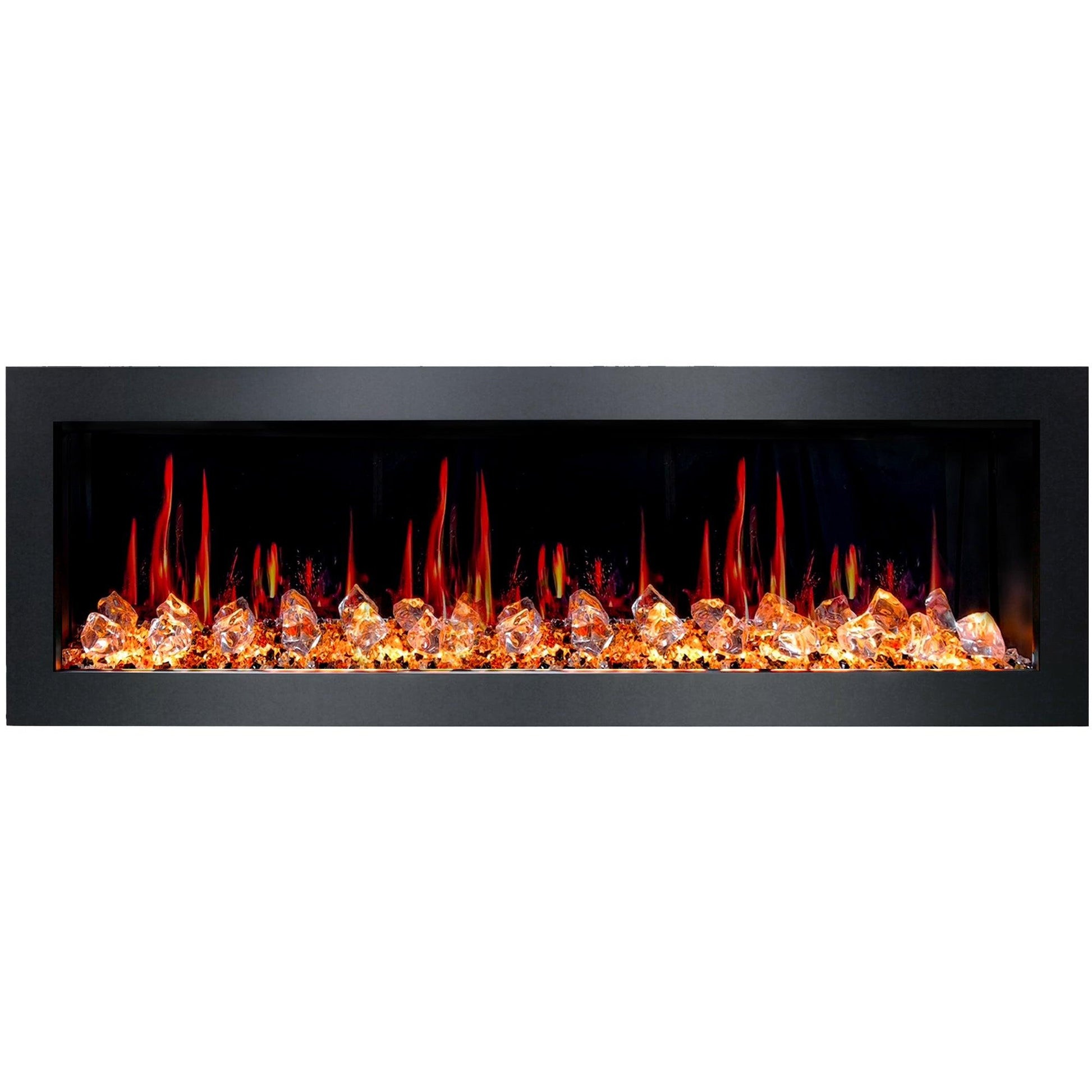 ZopaFlame™ 67" Linear Wall-mount Electric Fireplace - BC17688X - ZopaFlame Fireplaces
