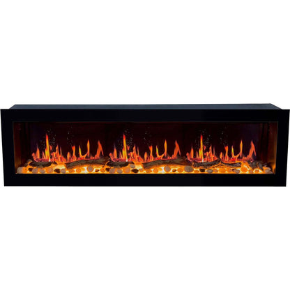 ZopaFlame™ 67" Linear Wall-mount Electric Fireplace - BP17688X - ZopaFlame Fireplaces