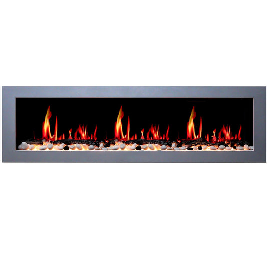 ZopaFlame™ 67" Linear Wall-mount Electric Fireplace - SP17688X - ZopaFlame Fireplaces