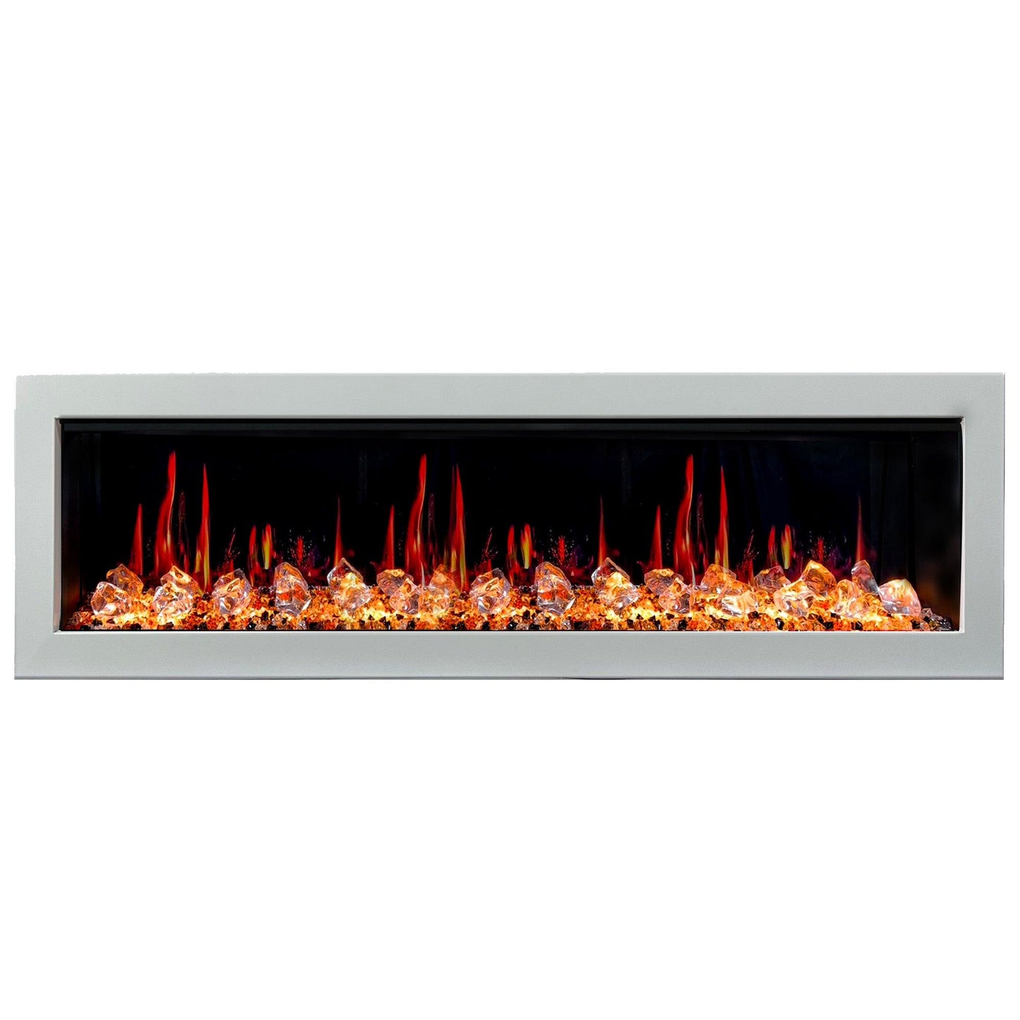ZopaFlame™ 67" Linear Wall-mount Electric Fireplace - WC17688X - ZopaFlame Fireplaces
