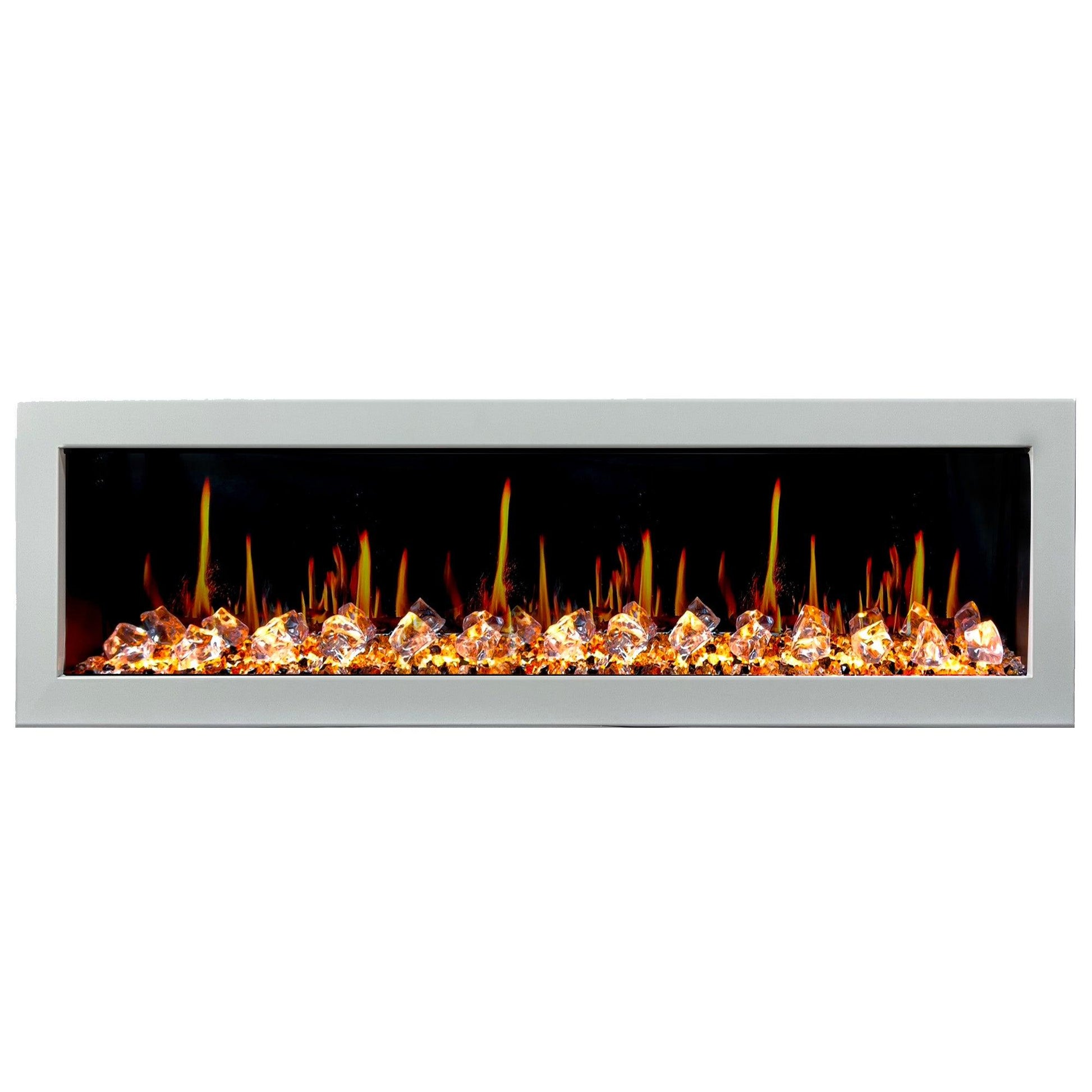 ZopaFlame™ 67" Linear Wall-mount Electric Fireplace - WC17688X - ZopaFlame Fireplaces