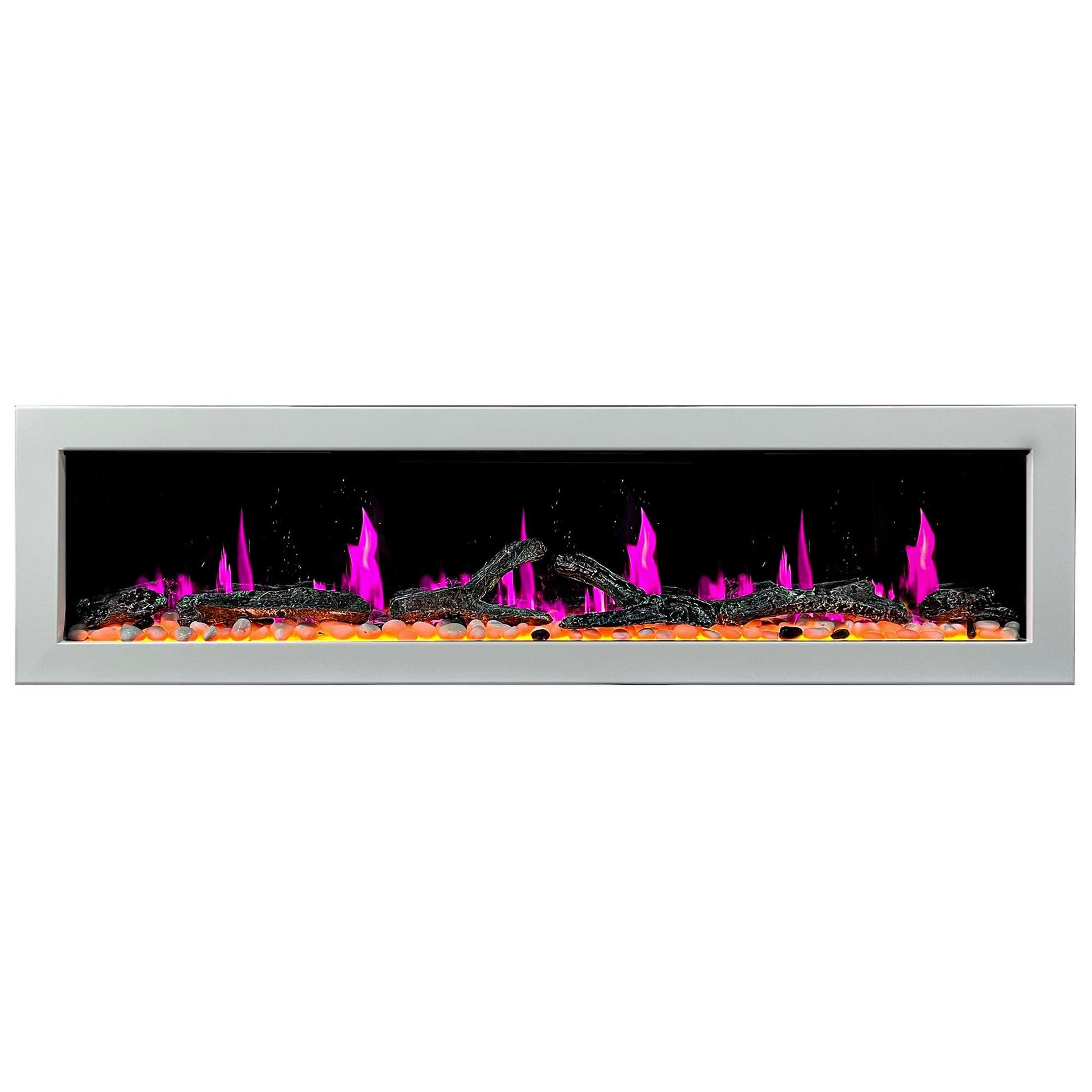 ZopaFlame™ 67" Linear Wall-mount Electric Fireplace - WP17688X - ZopaFlame Fireplaces