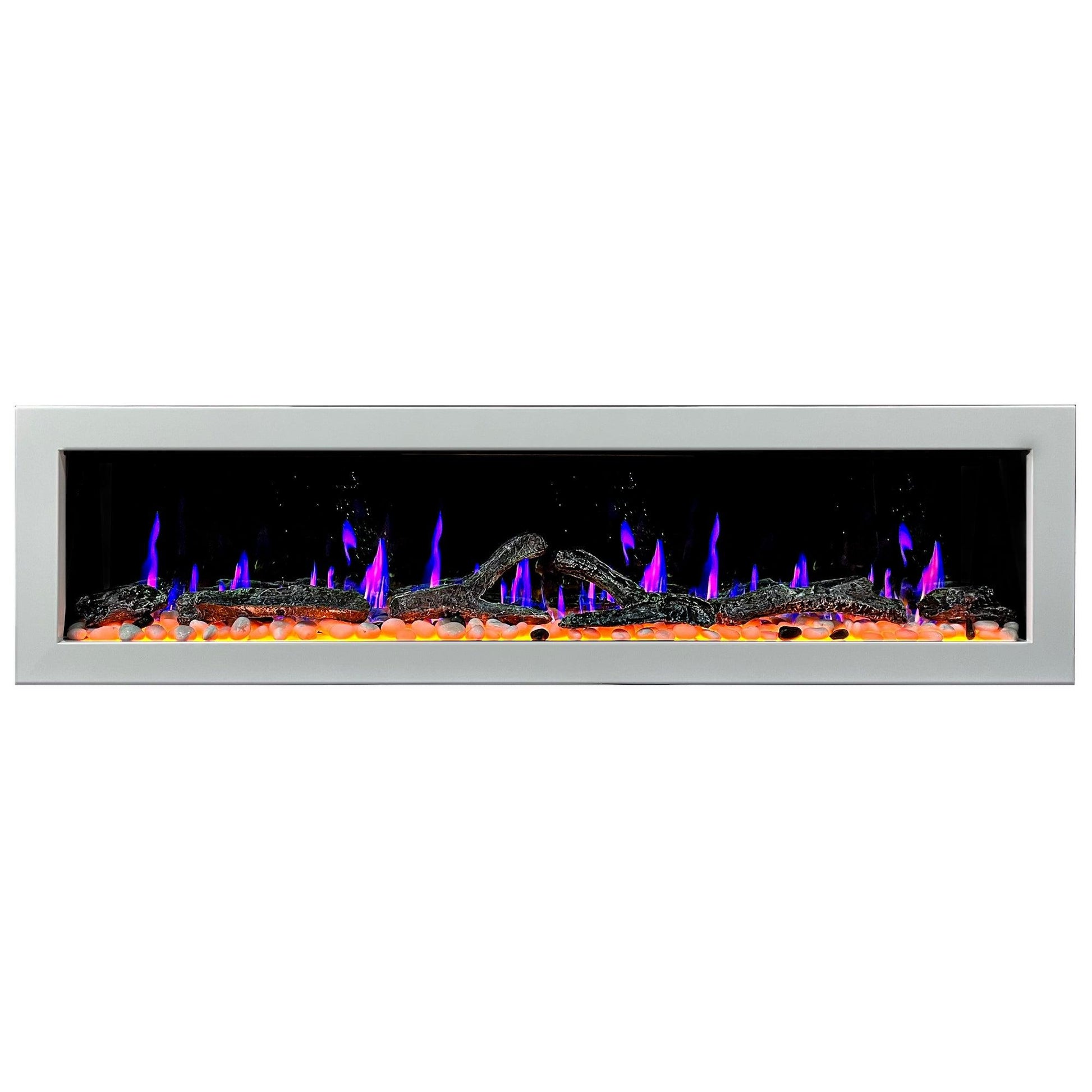ZopaFlame™ 67" Linear Wall-mount Electric Fireplace - WP17688X - ZopaFlame Fireplaces