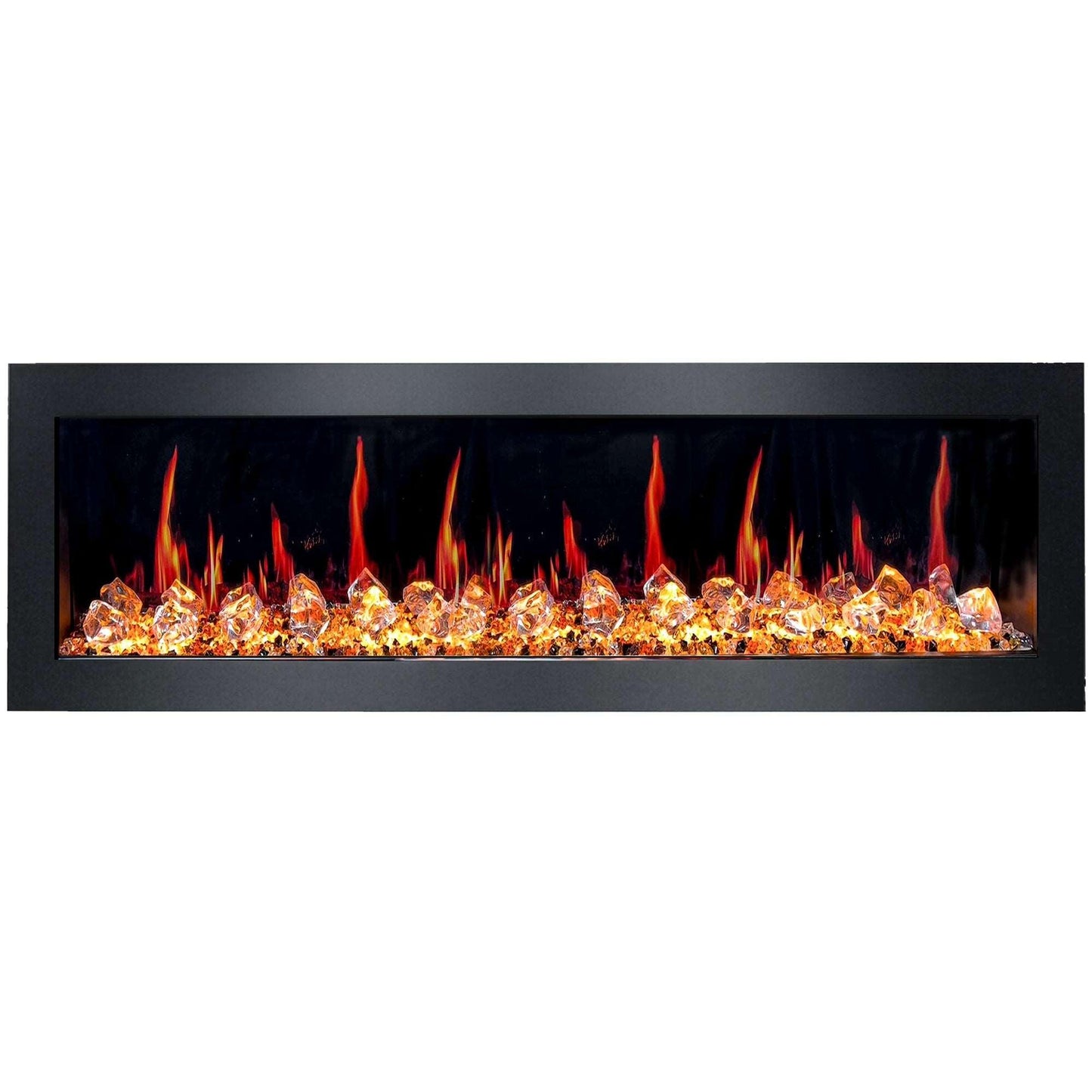 ZopaFlame™ 78" Linear Wall-mount Electric Fireplace - BC19788V - ZopaFlame Fireplaces