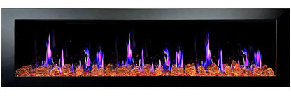 ZopaFlame™ 78" Linear Wall-mount Electric Fireplace - BG19788V - ZopaFlame Fireplaces