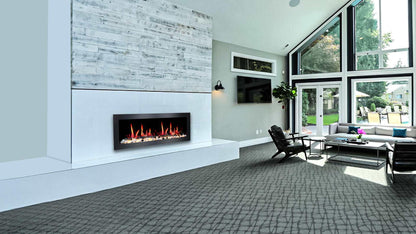 ZopaFlame™ 78" Linear Wall-mount Electric Fireplace - BP19788V - ZopaFlame Fireplaces