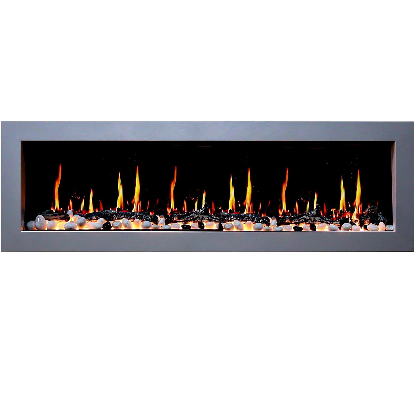 ZopaFlame™ 78" Linear Wall-mount Electric Fireplace - SP19788V - ZopaFlame Fireplaces