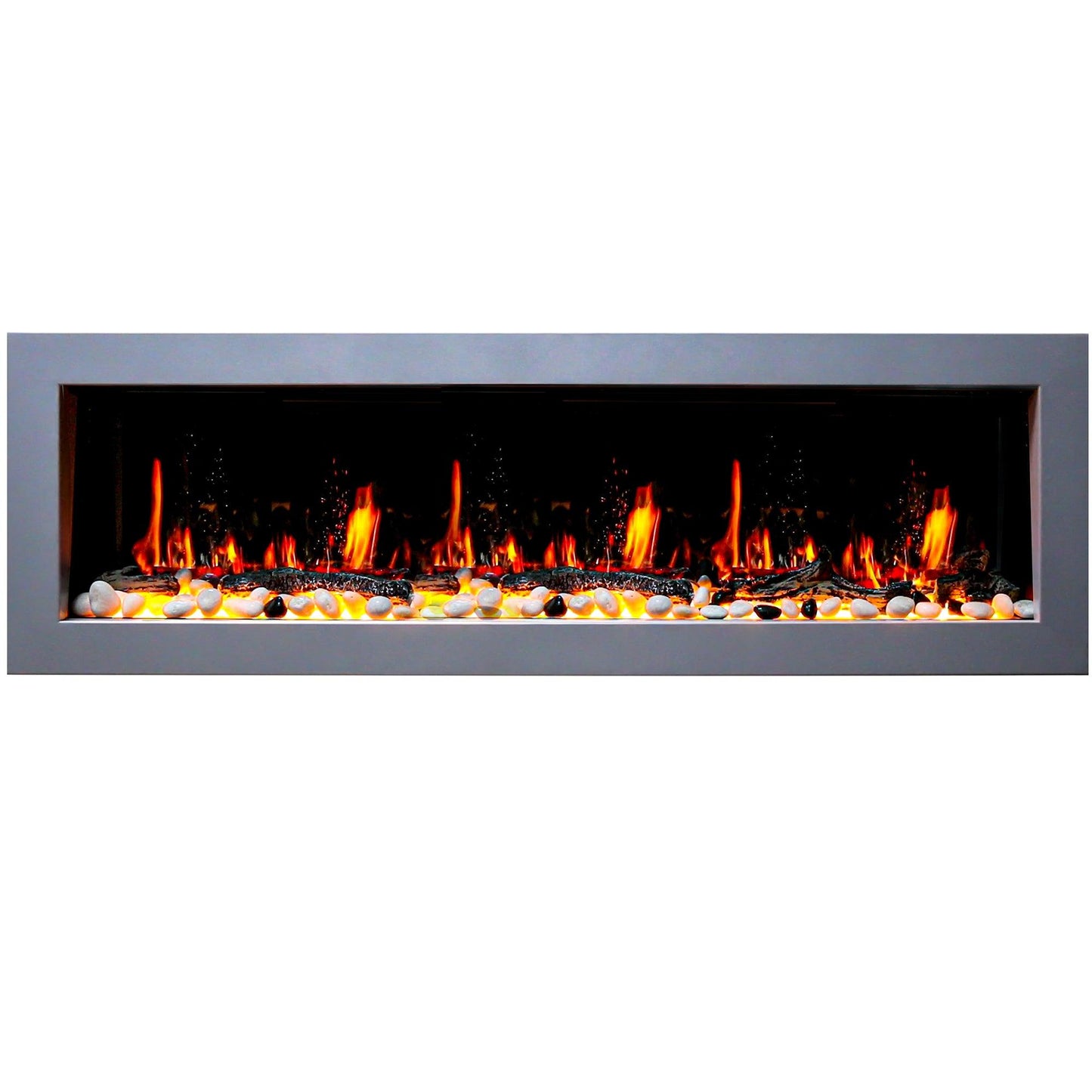 ZopaFlame™ 78" Linear Wall-mount Electric Fireplace - SP19788V - ZopaFlame Fireplaces