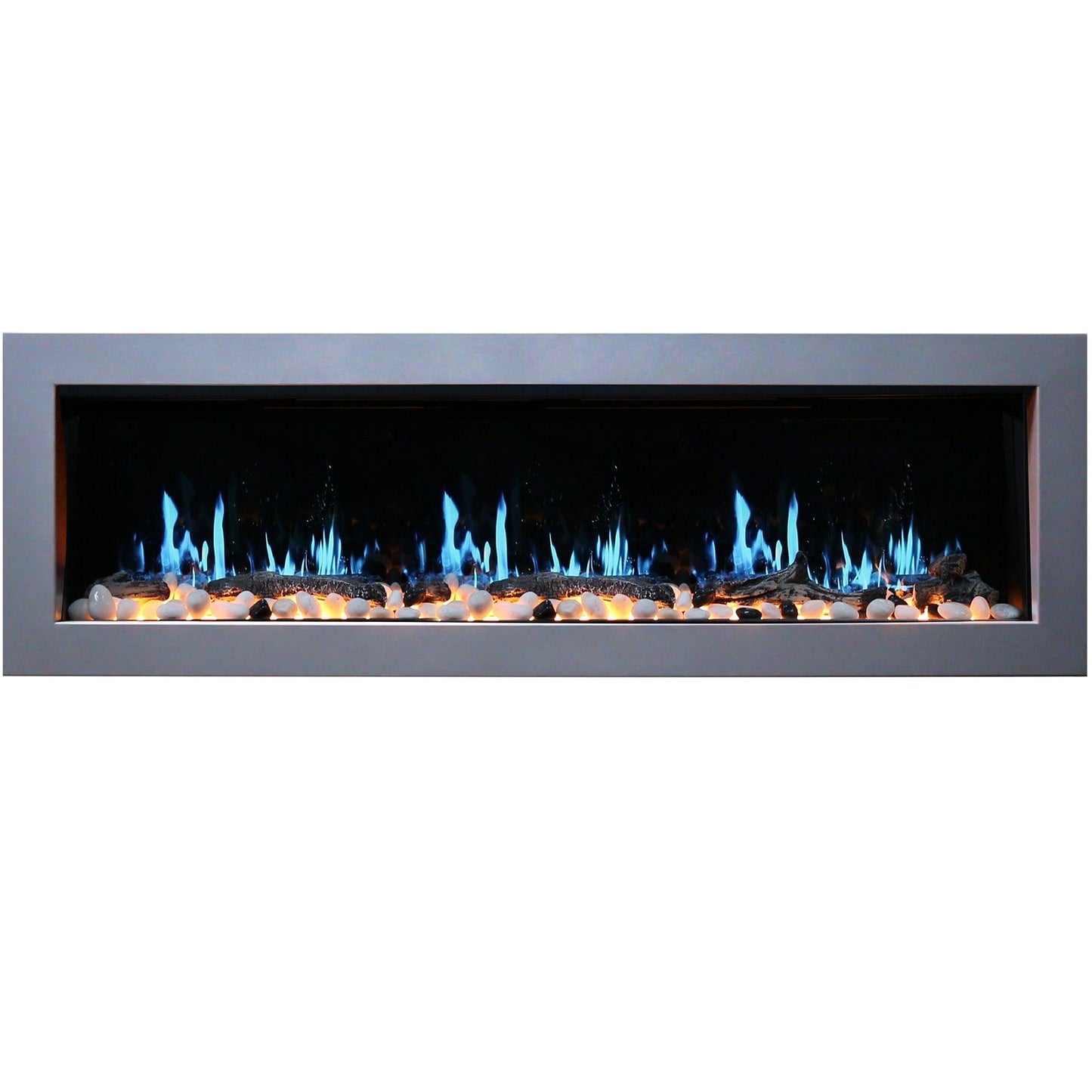 ZopaFlame™ 78" Linear Wall-mount Electric Fireplace - SP19788V - ZopaFlame Fireplaces