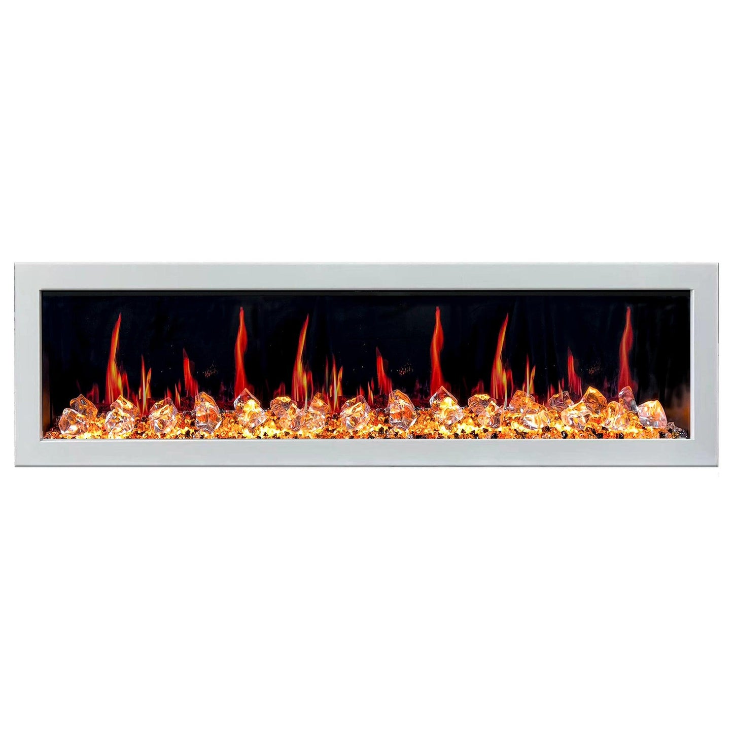 ZopaFlame™ 78" Linear Wall-mount Electric Fireplace - WC19788V - ZopaFlame Fireplaces