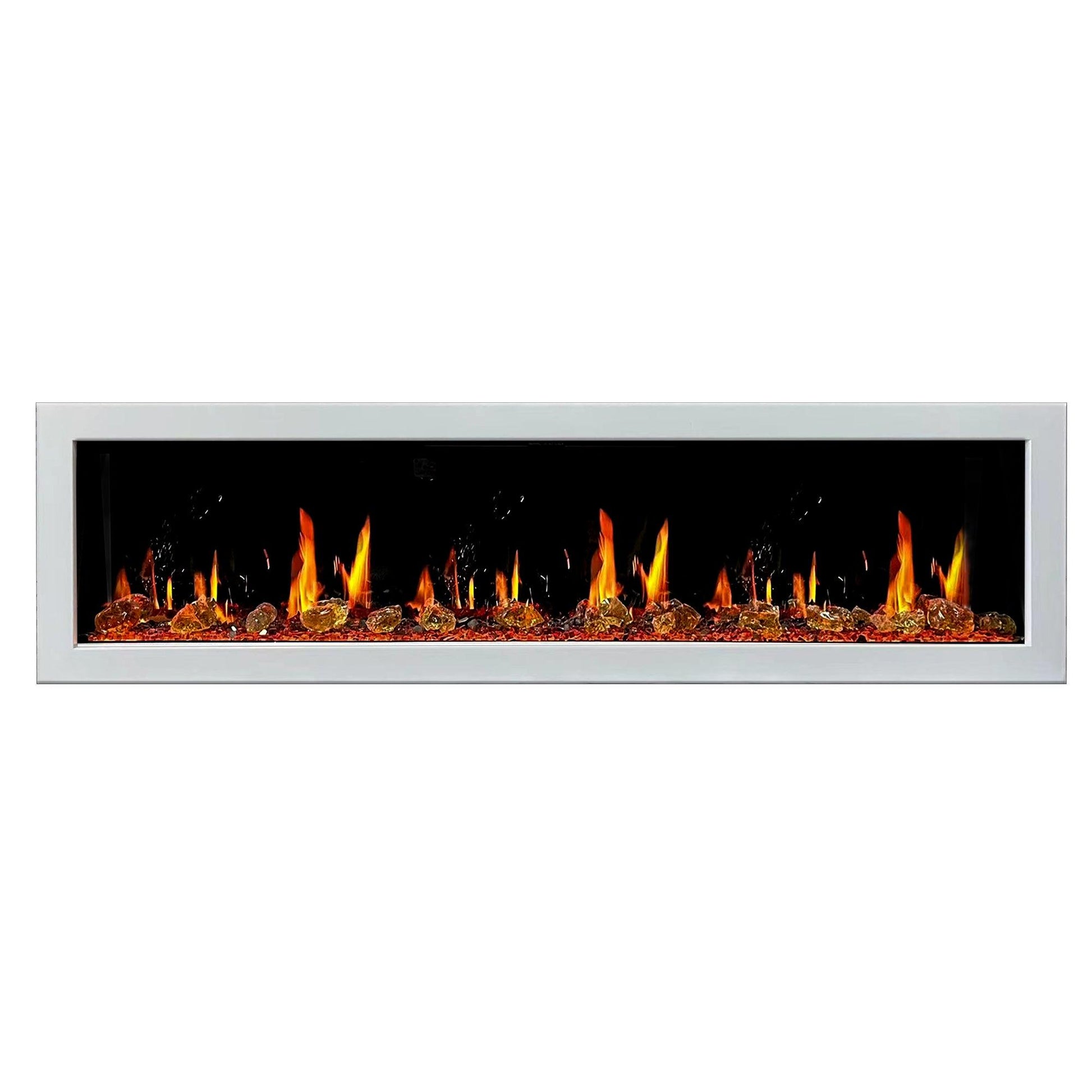 ZopaFlame™ 78" Linear Wall-mount Electric Fireplace - WG19788V - ZopaFlame Fireplaces